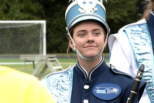 South River High School Marching Band Performing